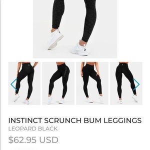 Ryderwear Instinct Scrunch Bum Leggings